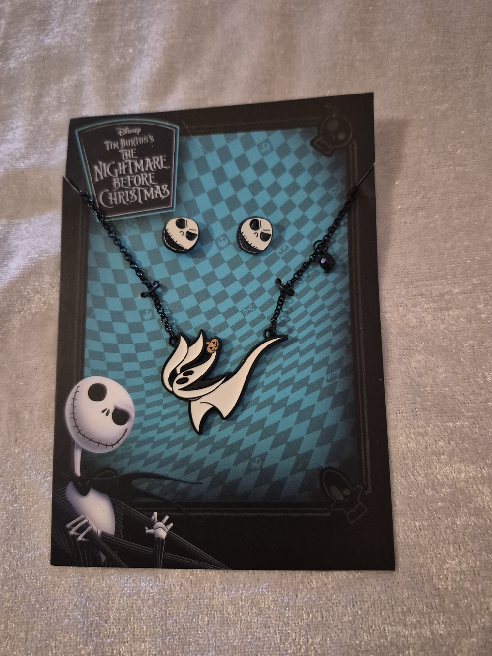 Disney The Nightmare Before Christmas Charm Necklace & Earrings Set